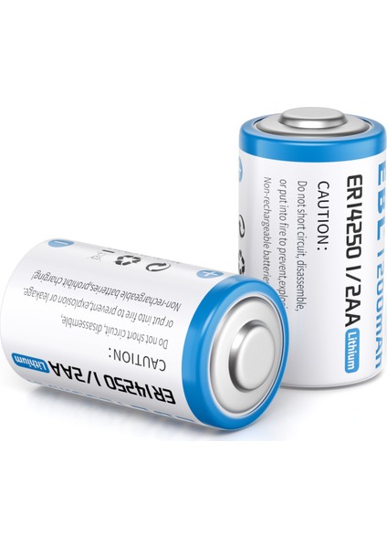 ER14250 1 2 AA 1200MAH Lityum Pil 2'li