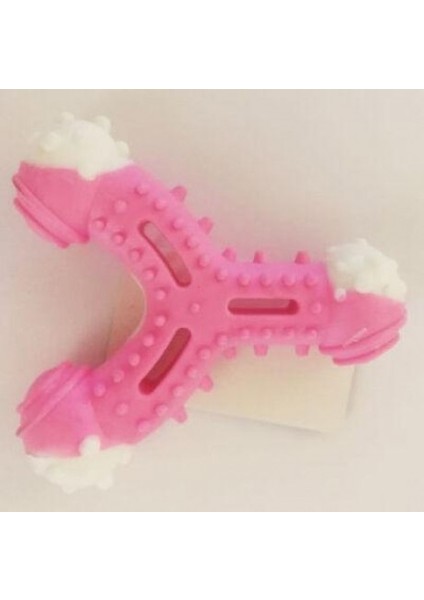 Kauçuk Küçük ve Orta Irk Köpek Kemirme Sapan Oyuncağı 12X11 cm