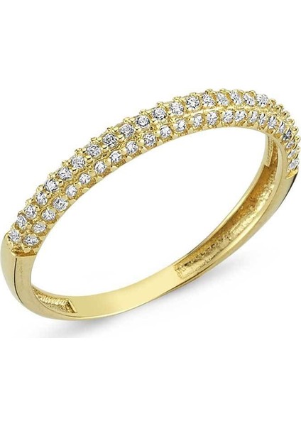 14 Ayar Altın Yarım Tur Yüzük 1.30 Gram