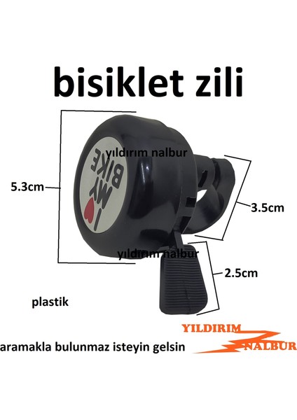 Bisiklet Zili Plastik Scooter Zili Ekonomik