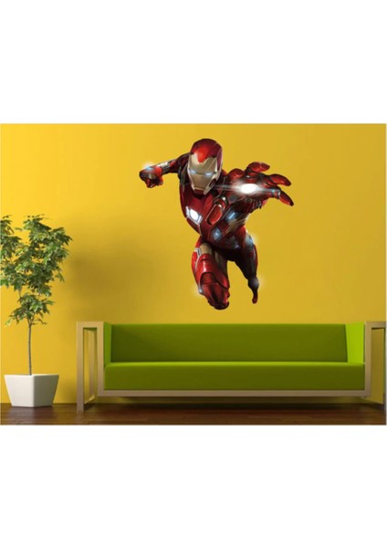 Kt Decoration Ron Man 3D Çocuk Odası Sticker