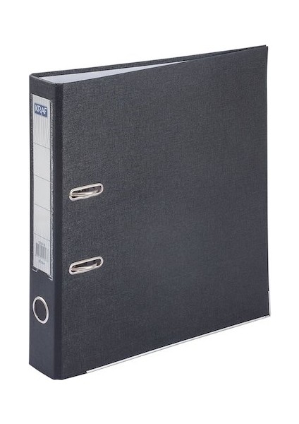 Plastik Renkli Klasör Dar 36'lı Siyah