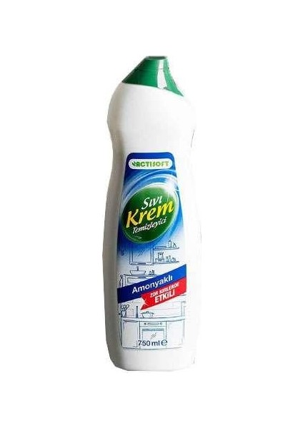 Sıvı Krem Temizleyici 750 ml Amonyaklı