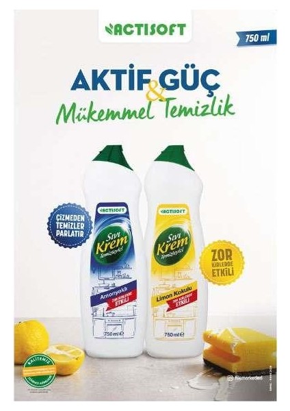 Sıvı Krem Temizleyici 750 ml Amonyaklı fiyatları