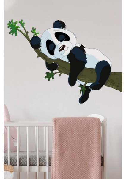 Pektas Uyuyan Panda Çocuk Odası Sticker