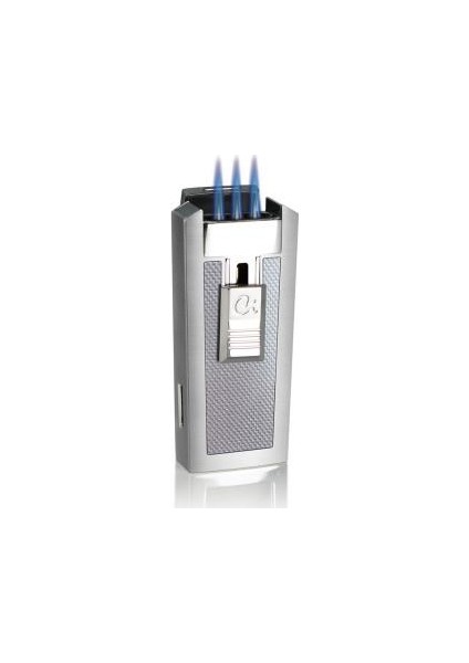 Gümüş Üç Torch Jet Alev Çakmak CA0439002 modelleri