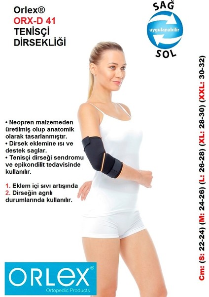 ® ORX-D 41 Tenisçi Dirsekliği ( SOL )