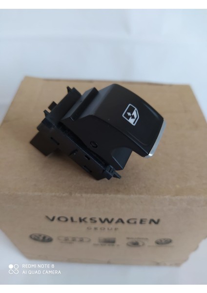 Volkswagen Tekli Cam Düğmesi Nikelajlı 5G0959855F