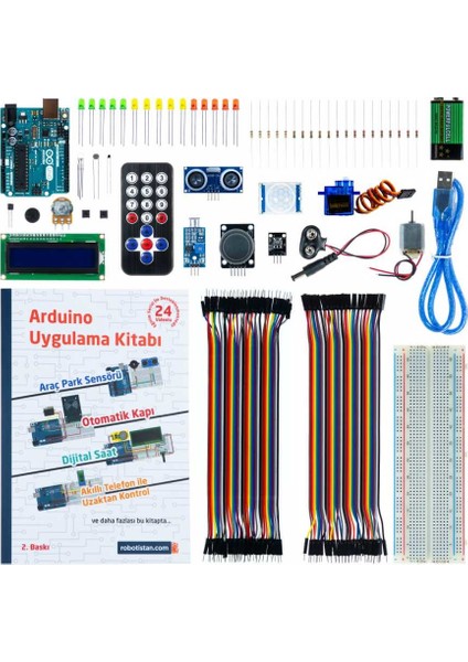 Arduino Süper Başlangıç Seti Rev3 (E-Kitaplı ve Videolu)
