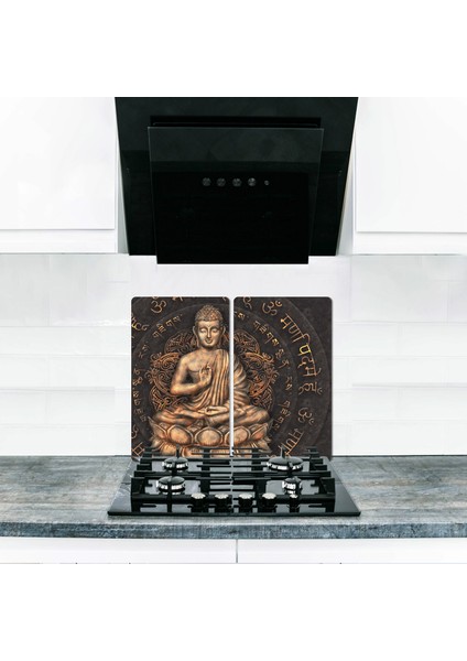 Ocak Arkası Koruyucu Heykel 80 cm x 52 cm 2 Parça 5'li Ocaklar