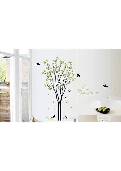 Kt Decoration Ağaç ve Kuşlar Pvc Duvar Sticker fiyatları