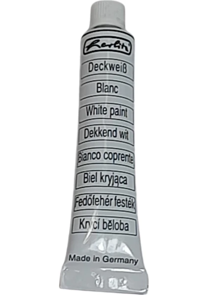 Herlitz Tüp Chinese White - Çin Beyazı 7,5 ml