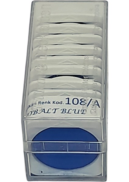 Sulu Boya Tableti Renk Kodu: 108A Cobalt Blue - Kobalt Mavi 10'lu