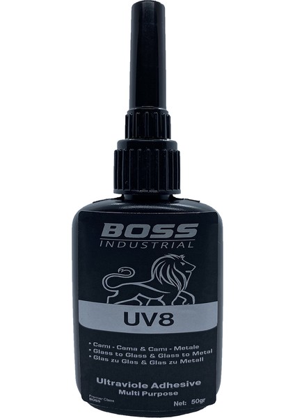 Uv8 Cam Yapıştırıcı 50 gr Şeffaf