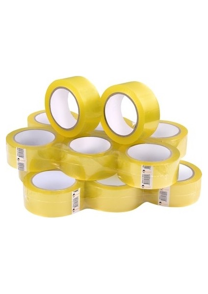 Akrilik Şeffaf 42 Mikron Koli Bandı Bantı 45 mm x 20 mt 24 Adet