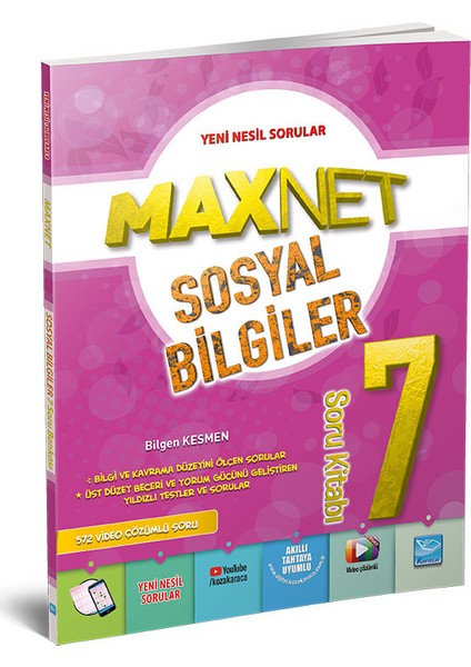 Maxnet 7. Sınıf Sosyal Bilgiler Soru Kitabı