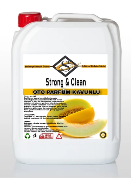 Strong & Clean Oto Parfüm Kavunlu 5 kg