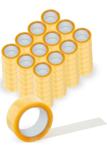 Akrilik Şeffaf 42 Mikron Koli Bandı Bantı 45 mm x 20 mt 6 Adet