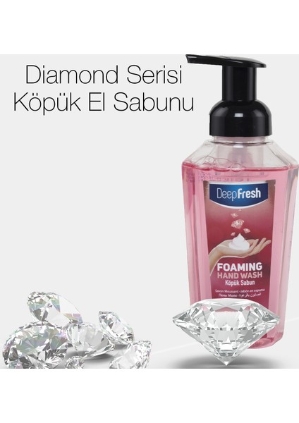 Deep Fresh Diamond Köpük Sabun Ruby 3 x 400 ml