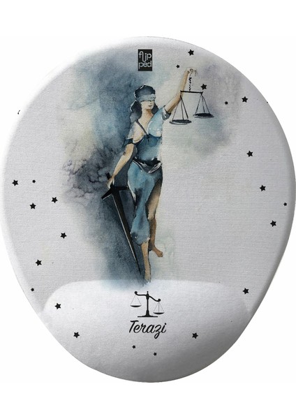 Terazi Bilek Destekli Tasarım Mouse Pad