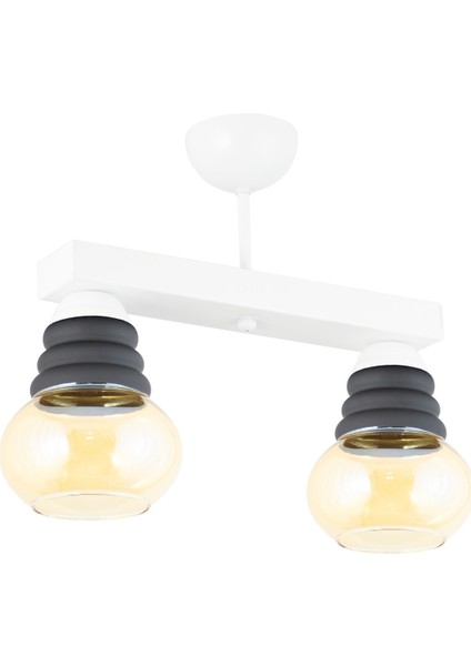 Lüster Camlı Spor Model Modern Plofonyer Avize