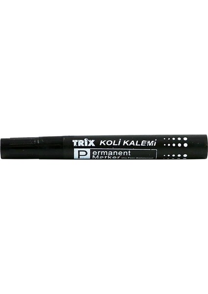 Trix T-766 Siyah Permanent Koli Kalemi