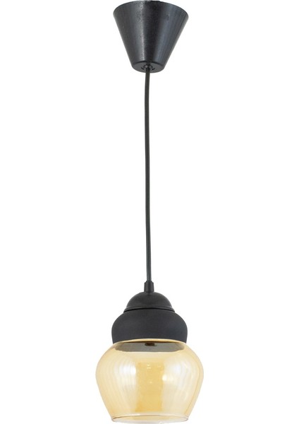 Lüster Camlı Spor Model Modern Sarkıt Avize