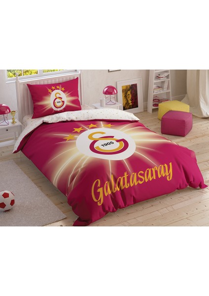 Galatasaray Light Glow Tek Kişilik Lisanslı Nevresim Takımı