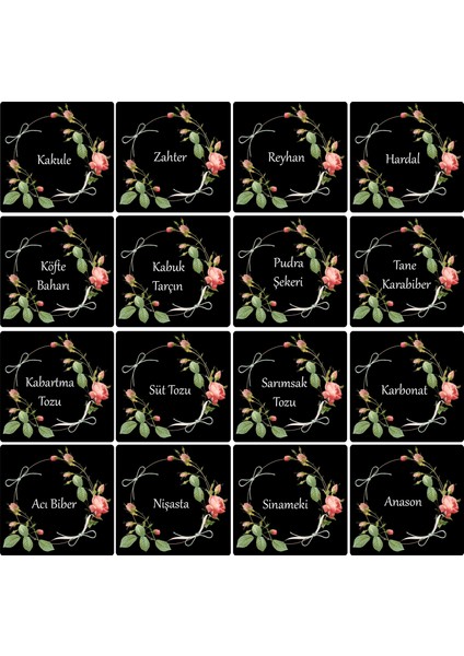 Baharat Kavanozu Etiketi indirimleri