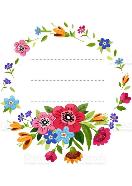 Çiçekli Bitki Saksı Etiketi modelleri