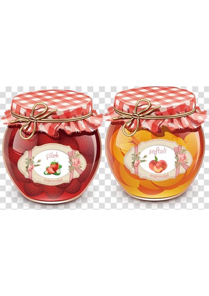 Marmelat Kavanozu Etiketi modelleri