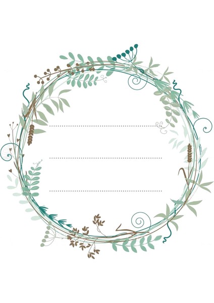 Yapraklı Bitki Saksı Etiketi modelleri