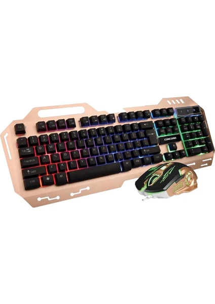 C58 Kablolu Gaming Klavye Mouse Set