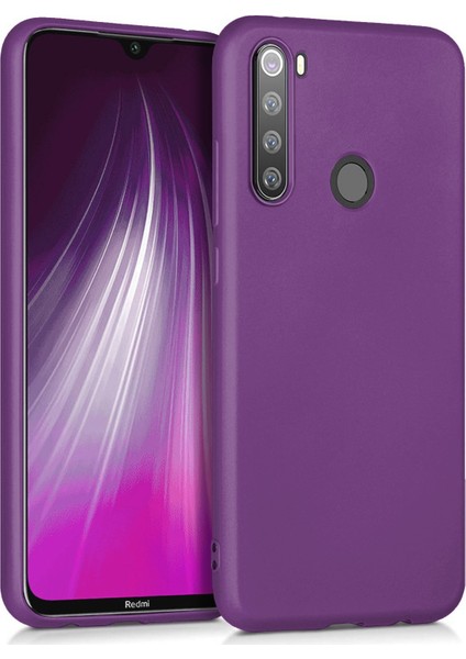 Xiaomi Redmi Note 8 Kılıf Liquid Içi Kadife Tam Koruma Silikon Açık Mor fiyatları