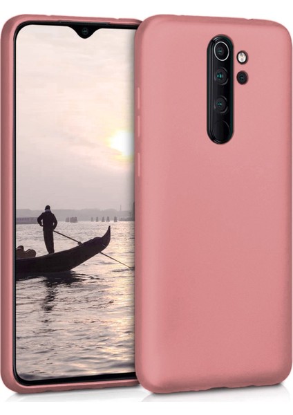 Xiaomi Redmi Note 8 Pro Kılıf Liquid Velvet Içi Kadife Lansman Silikon Açık Pembe fiyatları