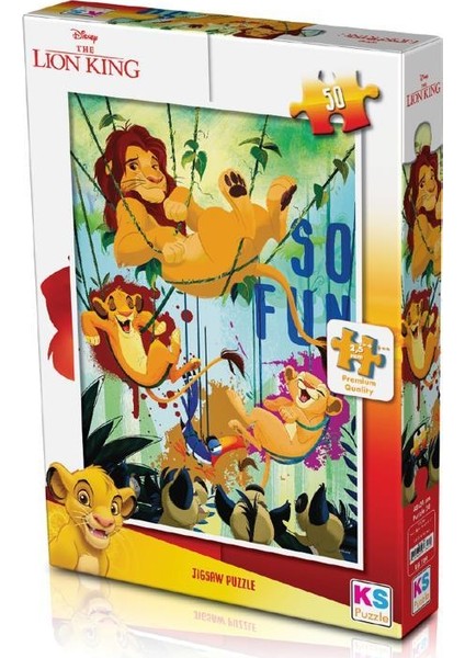 KS Games Aslan Kral (Lıon Kıng) 50 Parça Puzzle