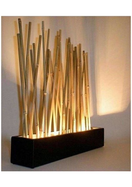 Bambu Sopası 240 cm 18-20MM Bambu Çubuğu 5 Adet