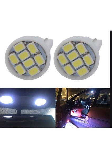 Yeni Nesil 8 LED Dipsiz T10 6000K Beyaz modelleri