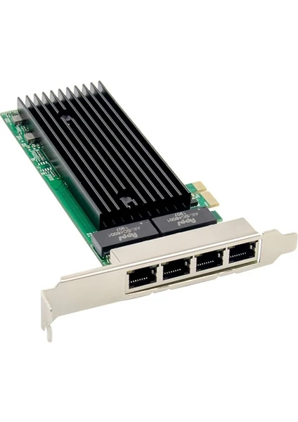 Pcı e 4 port Gigabit ethernet ağ kartı 10/100/1000 Intel 82576