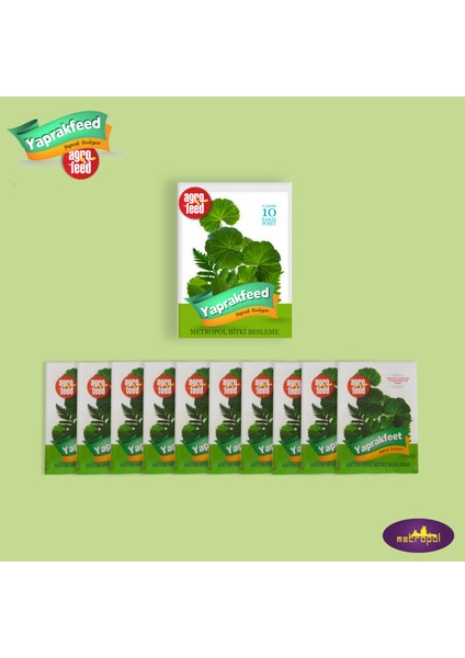 Saksı Gübresi - Yaprak Besleyen 10'lu Paket