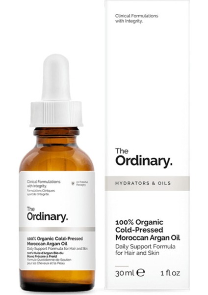 The Ordinary 100% Organic Cold Pressed Moroccan Argan Oil 30 ml