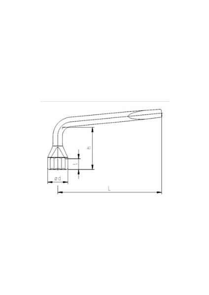 Bijon Anahtarı 11/16 17 mm Pipo Tip