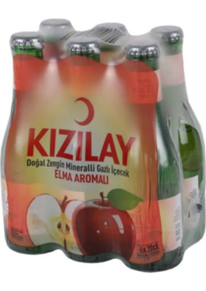 Elma Aromalı Maden Suyu 200 Ml X 24