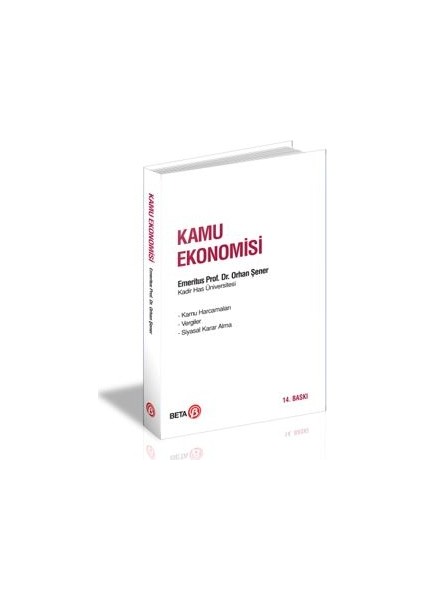 Beta Akademi – Kamu Ekonomisi - Orhan Şener