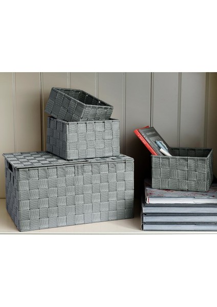 Shine Polipropilen Saklama Kutusu 34 x 22 x 17,5 cm Açık Mavi fırsatları