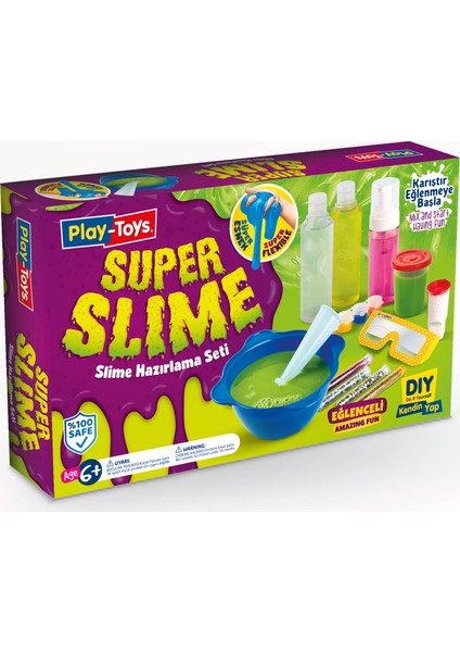 Play Toys Super Slime Diy Seti Kendi Super Slime'ını Yap!