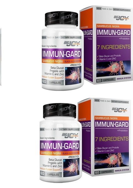 Bigjoy Sambucus Nigra Immun-Gard 60 Kapsul 2 Kutu