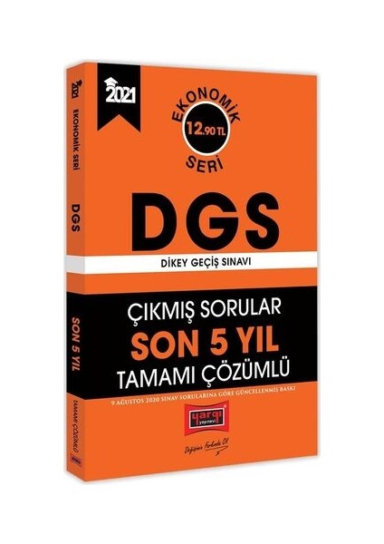 2021 DGS Son 5 Yıl Tamamı Çözümlü Çıkmış Sorular Ekonomik Seri