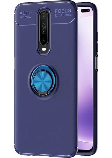 Xiaomi Redmi K30 Kılıf Selfie Yüzüklü Tutuculu Esnek Silikon Rvl