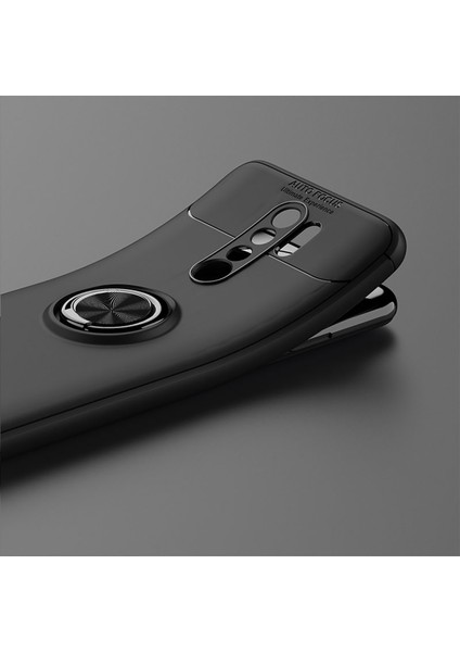 Xiaomi Redmi 9 Kılıf Selfie Yüzüklü Tutuculu Esnek Silikon Rvl
